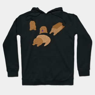 Shar Pei stickers Hoodie